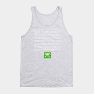 Not a pyramid scheme (white text) Tank Top